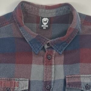 BREWDOG Flannel Shirt Mens Size XXL Based in Ellon, Aberdeenshire, Scotland UK